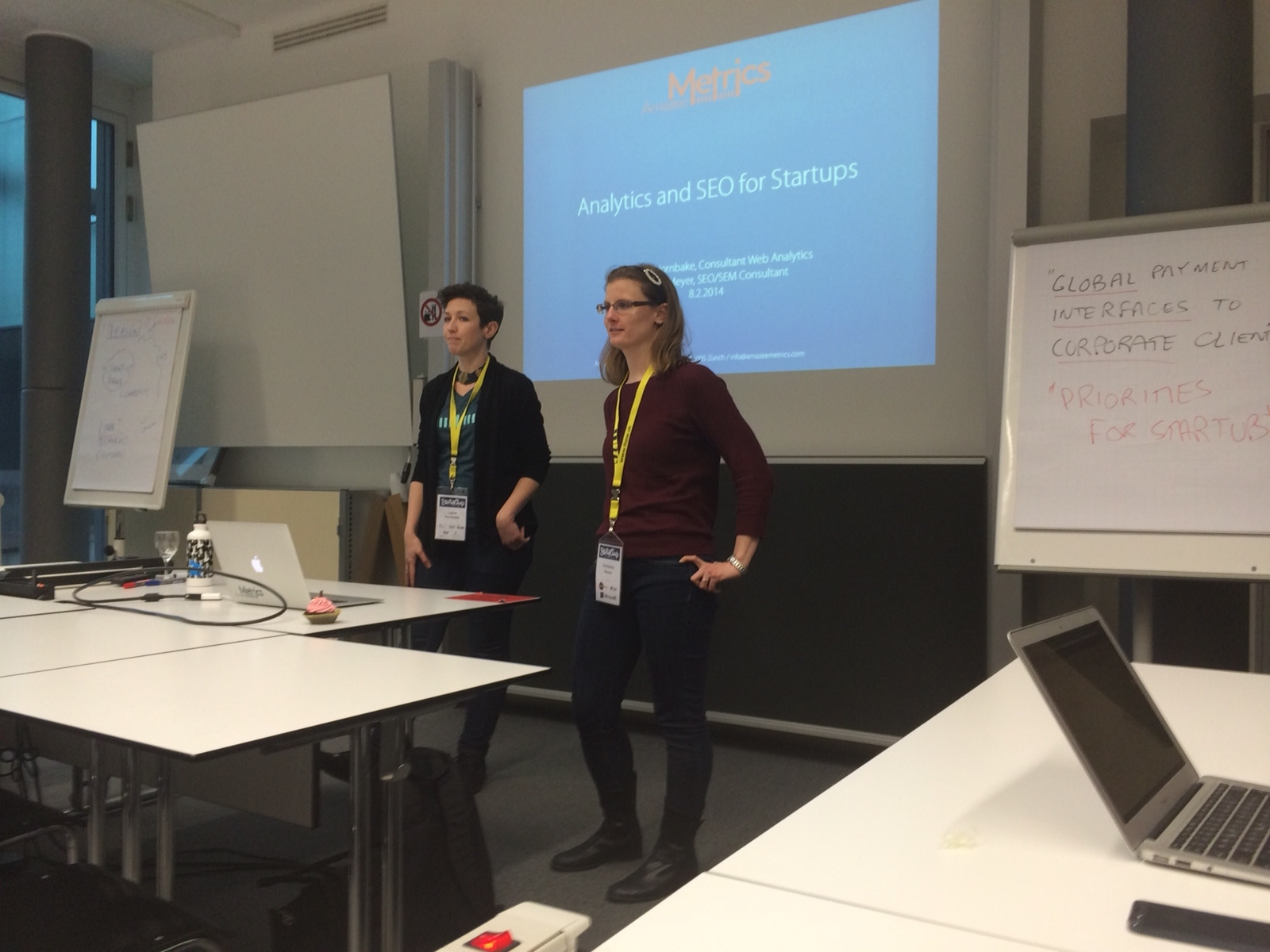 Laura and Christina present Web Analytics and SEO for Startups