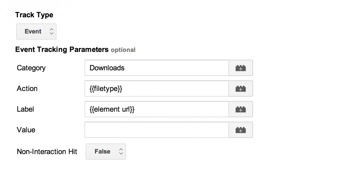 Download event parameters in Google Tag Manager