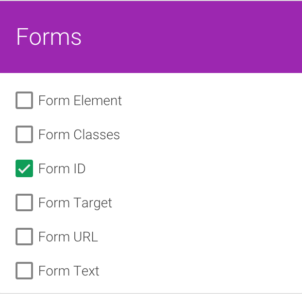 GTM Variables for Forms