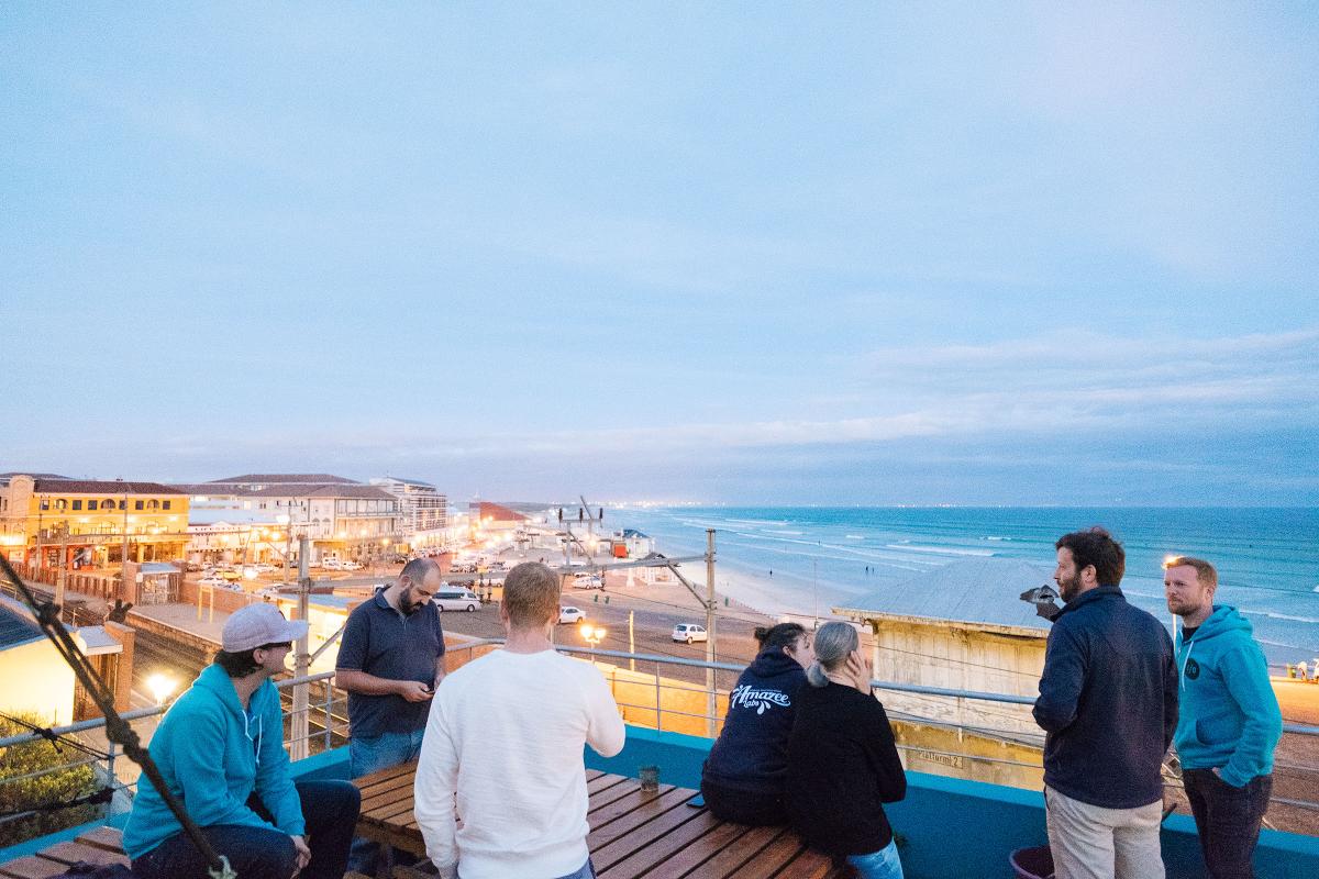 The Amazee Team in Muizenberg, Cape Town. 