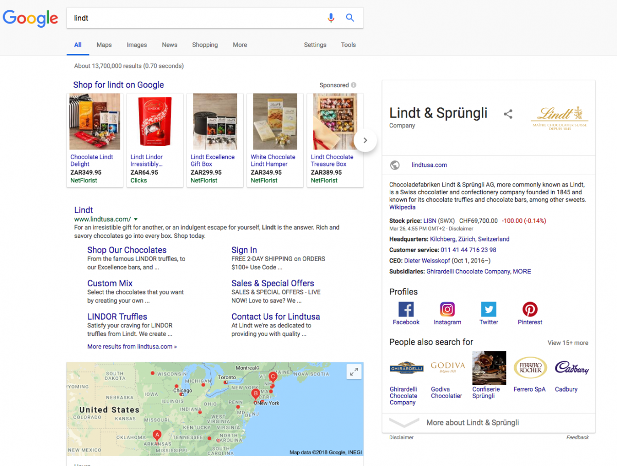 With an everchanging layout of the search result pages, Google can cater for different kinds of User Intent.