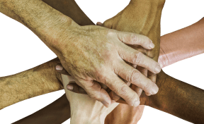 Picture of hands on each other
