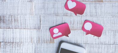 Mobile with stickers